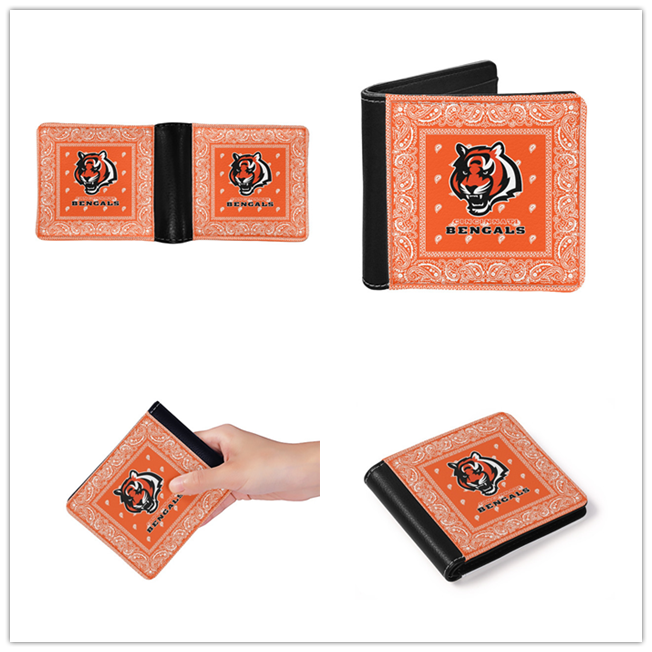 Cincinnati Bengals PU Leather Wallet 001